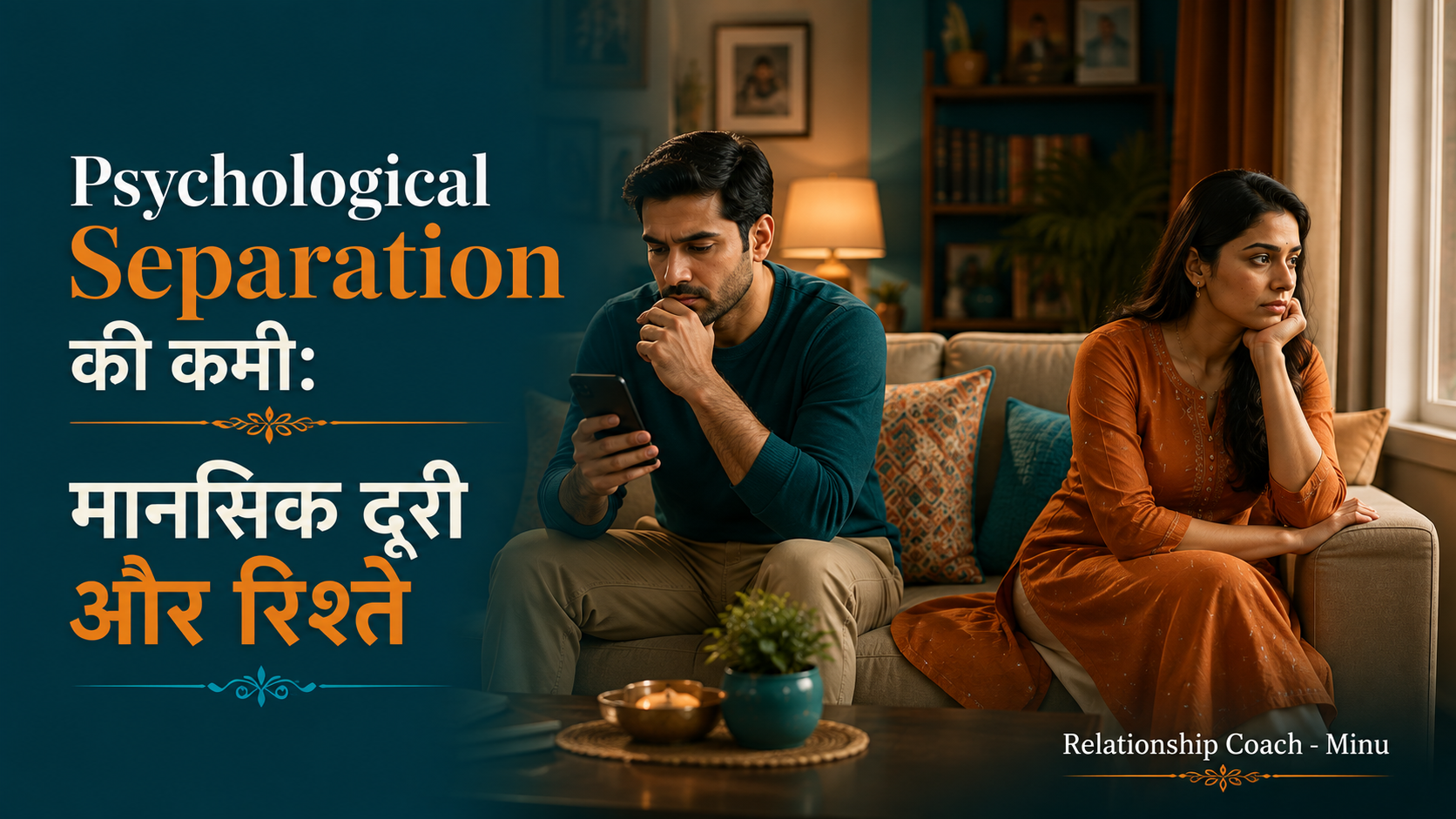 Lack of psychological separation in marriage
